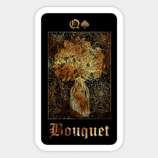 Bouquet. Lenormand Gothic Mysteries Design. Sticker